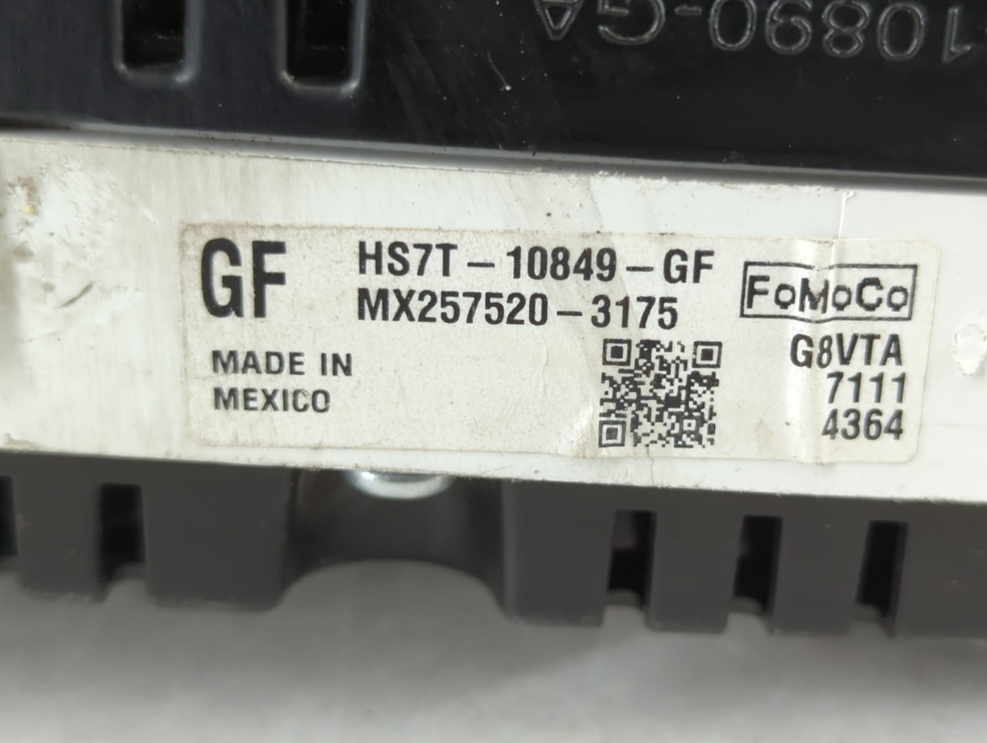2017 Ford Fusion Instrument Cluster Speedometer Gauges P/N:HS7T-10849-GF Fits OEM Used Auto Parts - Oemusedautoparts1.com