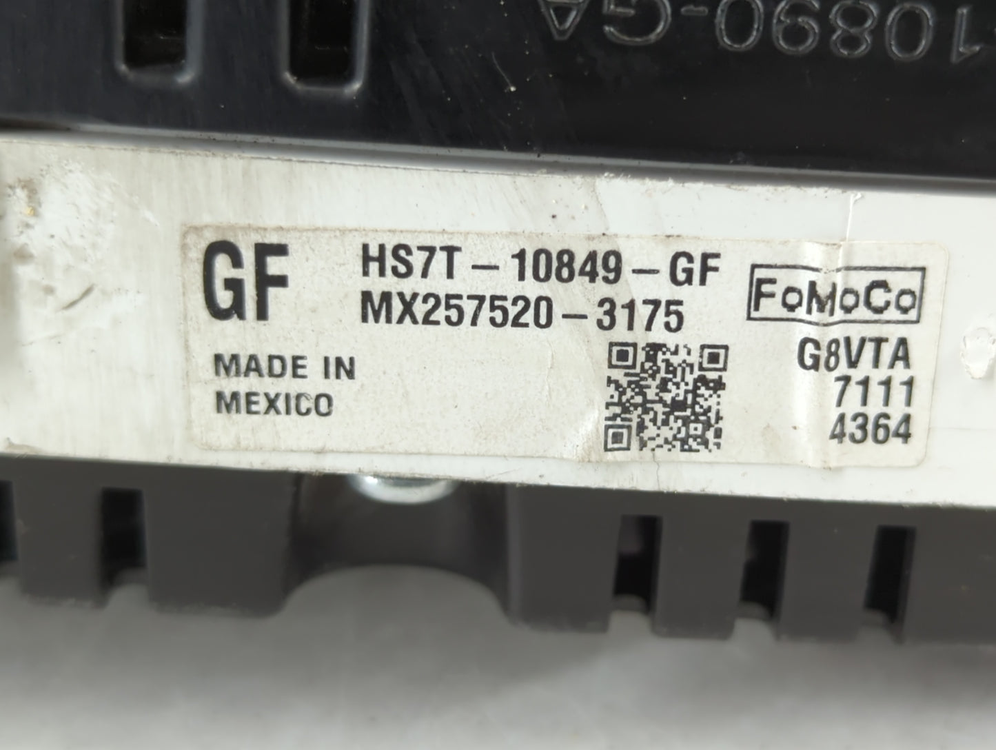 2017 Ford Fusion Instrument Cluster Speedometer Gauges P/N:HS7T-10849-GF Fits OEM Used Auto Parts - Oemusedautoparts1.com