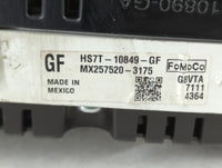 2017 Ford Fusion Instrument Cluster Speedometer Gauges P/N:HS7T-10849-GF Fits OEM Used Auto Parts - Oemusedautoparts1.com