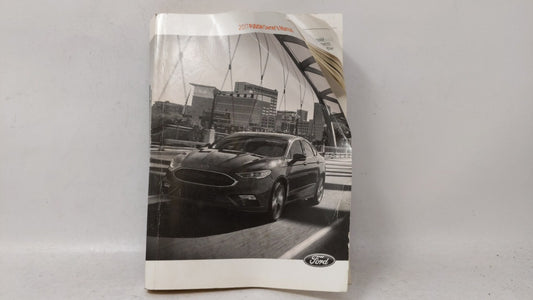 2017 Ford Fusion Owners Manual Book Guide OEM Used Auto Parts - Oemusedautoparts1.com