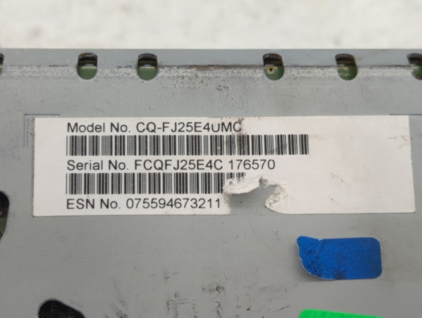 2017 Ford Fusion Radio AM FM Cd Player Receiver Replacement P/N:HS7T-19C107-ZA Fits OEM Used Auto Parts - Oemusedautoparts1.