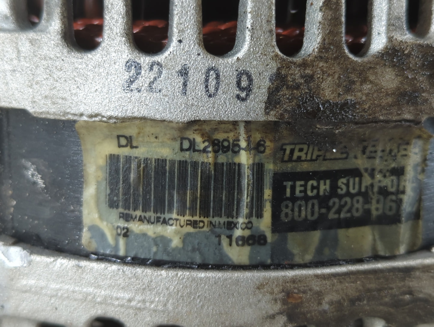 2013-2020 Ford Fusion Alternator Replacement Generator Charging Assembly Engine OEM P/N:800-228-867 DL269546 Fits OEM Used A