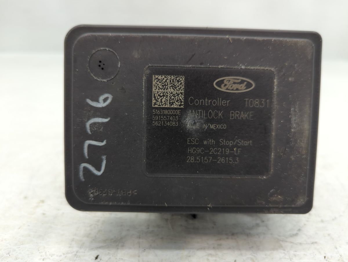 2017-2018 Ford Fusion Anti-Lock Brake ABS Pump Module Actuator OEM P/N:HG9C-2B373-BG HG9C-2C219-LG Fits Fits 2017 2018 OEM U