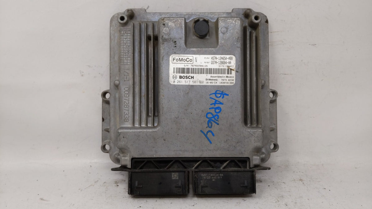 2014-2016 Ford Fusion PCM Engine Control Computer ECU ECM PCU OEM P/N:ES7A-12A650-AL HS7A-12A650-ABB Fits 2014 2015 2016 OEM