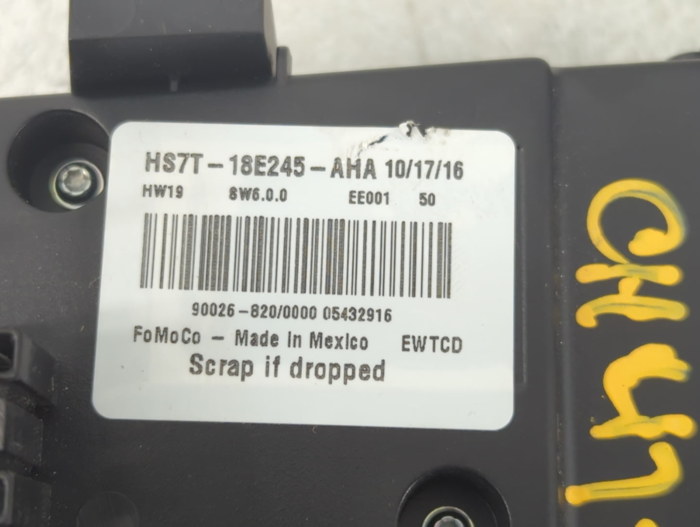 2017 Ford Fusion Radio AM FM Cd Player Receiver Replacement P/N:HS7T-18E245-AHA Fits OEM Used Auto Parts - Oemusedautoparts1