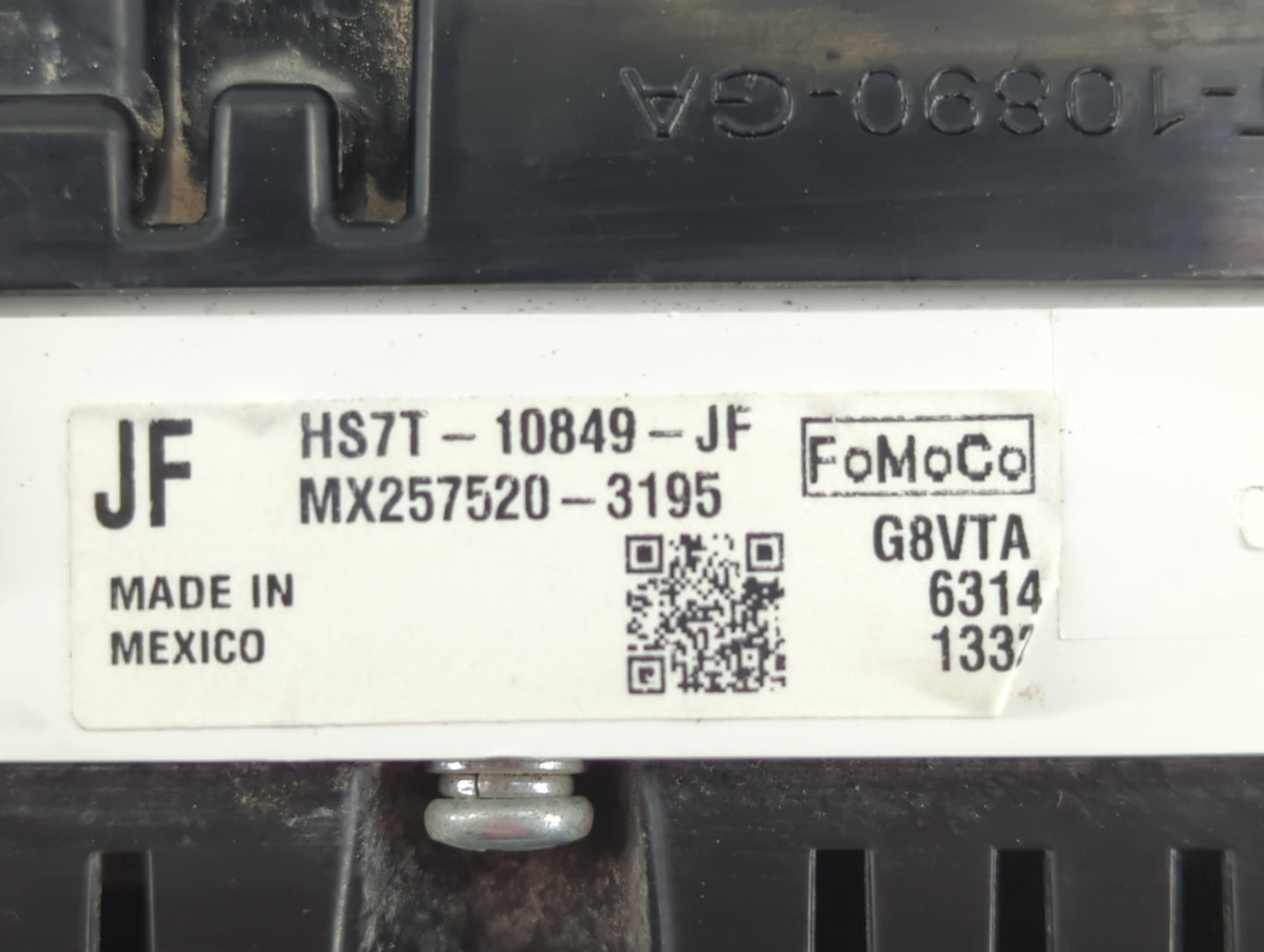 2017 Ford Fusion Instrument Cluster Speedometer Gauges P/N:HS71-10849-JF Fits OEM Used Auto Parts - Oemusedautoparts1.com
