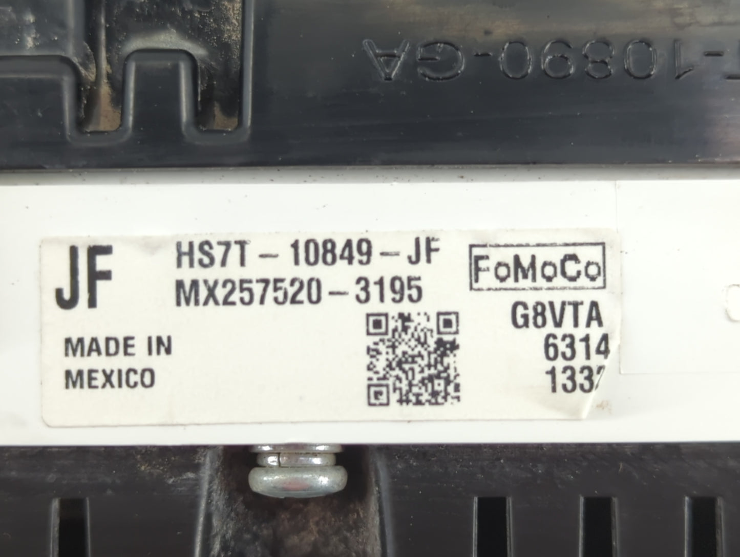 2017 Ford Fusion Instrument Cluster Speedometer Gauges P/N:HS71-10849-JF Fits OEM Used Auto Parts - Oemusedautoparts1.com