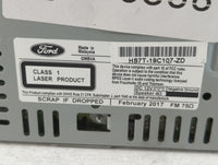 2017-2020 Ford Fusion Radio AM FM Cd Player Receiver Replacement P/N:HS7T-19C107-ZD Fits Fits 2017 2018 2019 2020 OEM Used A