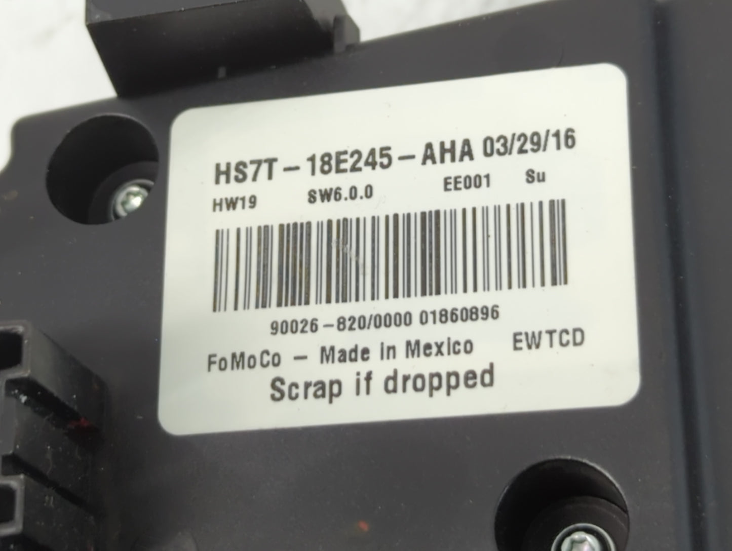 2017 Ford Fusion Radio AM FM Cd Player Receiver Replacement P/N:HS7T-18E245-AHA Fits OEM Used Auto Parts - Oemusedautoparts1