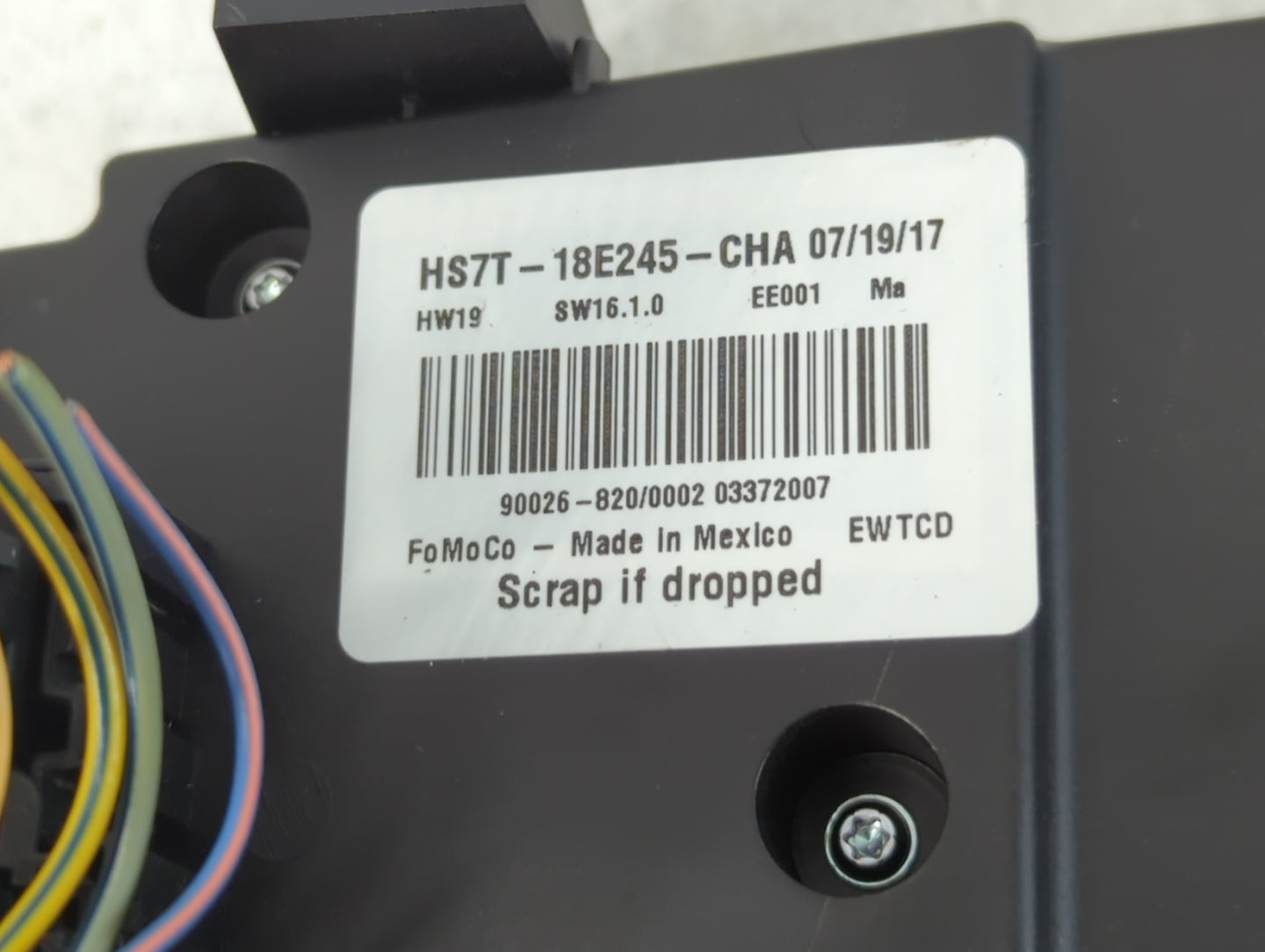 2017-2020 Ford Fusion Radio AM FM Cd Player Receiver Replacement P/N:HS7T-18E245-CHA Fits Fits 2017 2018 2019 2020 OEM Used 