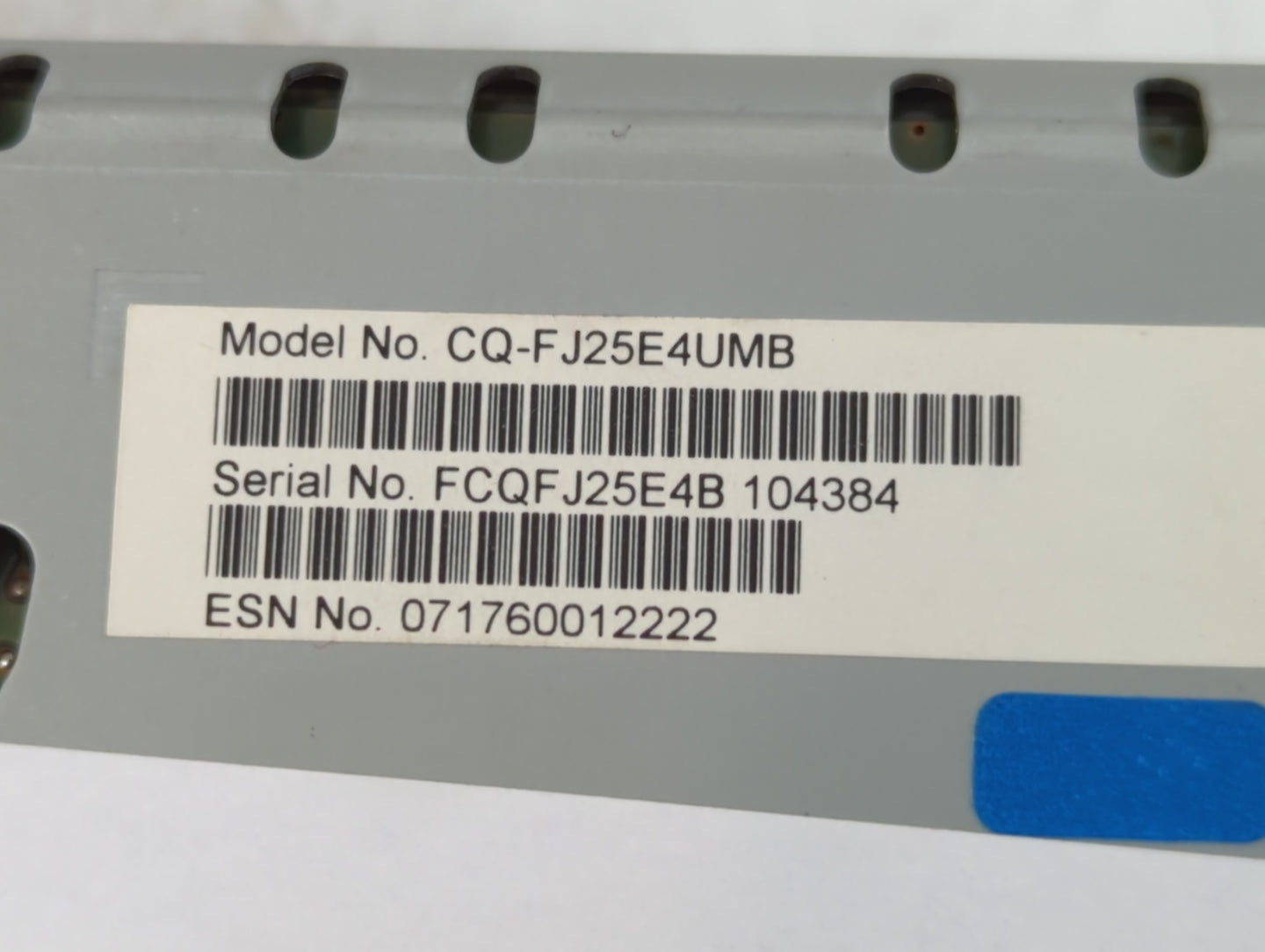 2017 Ford Fusion Radio AM FM Cd Player Receiver Replacement P/N:CQ-FJ25E4UMB Fits OEM Used Auto Parts - Oemusedautoparts1.co