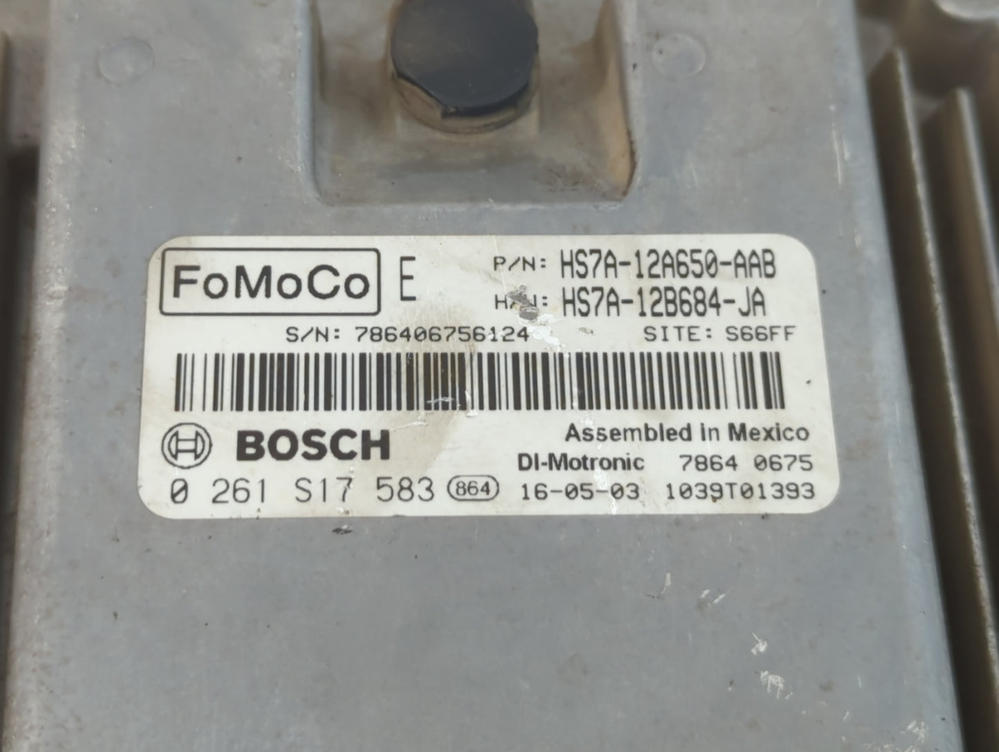 2017-2020 Ford Fusion PCM Engine Control Computer ECU ECM PCU OEM P/N:HS7A-12A650-AAB Fits Fits 2014 2015 2016 2017 2018 201
