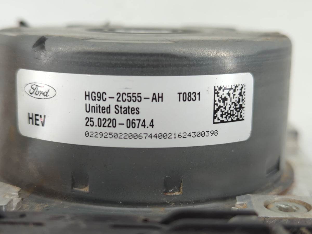 2017-2018 Ford Fusion Anti-Lock Brake ABS Pump Module Actuator OEM P/N:HG9C-2C555-AH Fits Fits 2017 2018 OEM Used Auto Parts