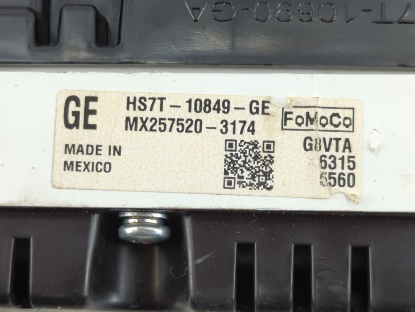 2017 Ford Fusion Instrument Cluster Speedometer Gauges P/N:HS7T-10849-GE Fits OEM Used Auto Parts - Oemusedautoparts1.com