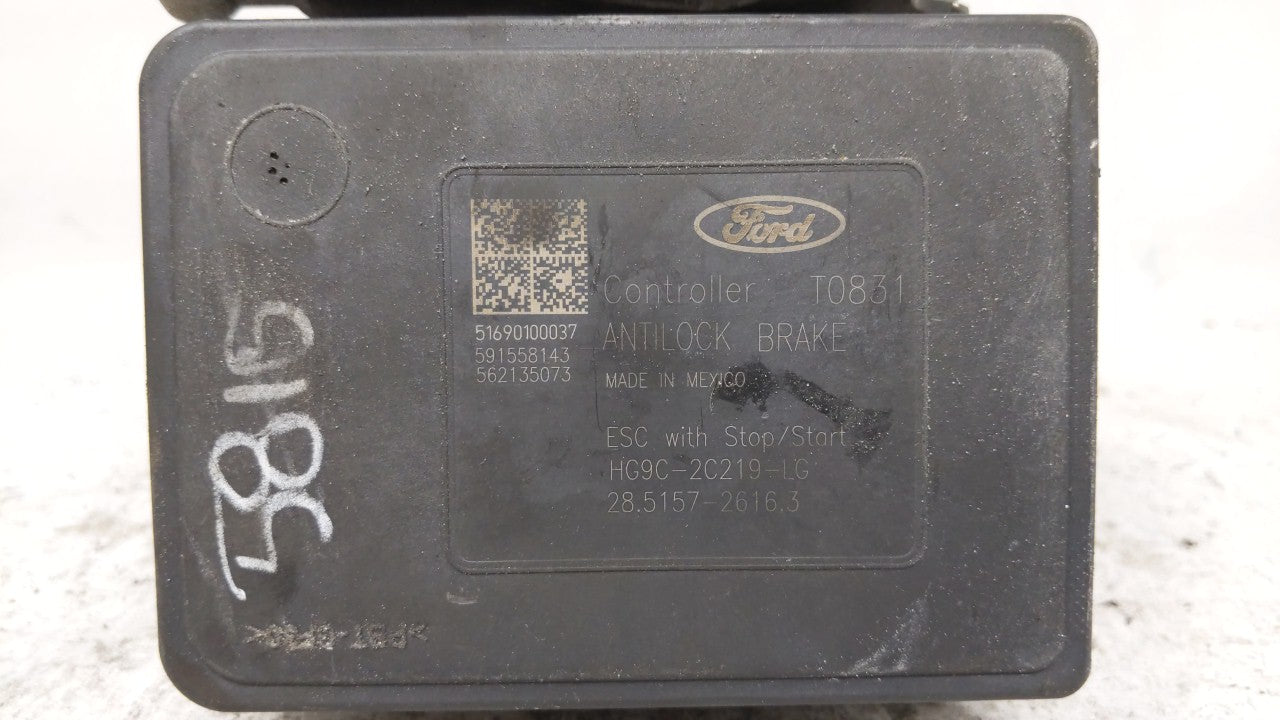 2017-2018 Ford Fusion ABS Pump Control Module Replacement P/N:HG9C-2B373-BG Fits Fits 2017 2018 OEM Used Auto Parts - Oemuse