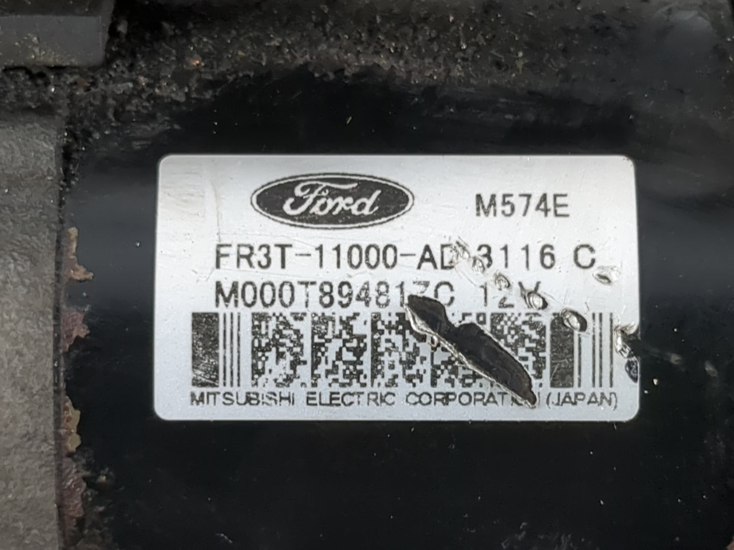 2015-2017 Ford Mustang Car Starter Motor Solenoid OEM P/N:FR3T-11000-AD Fits Fits 2015 2016 2017 OEM Used Auto Parts - Oemus