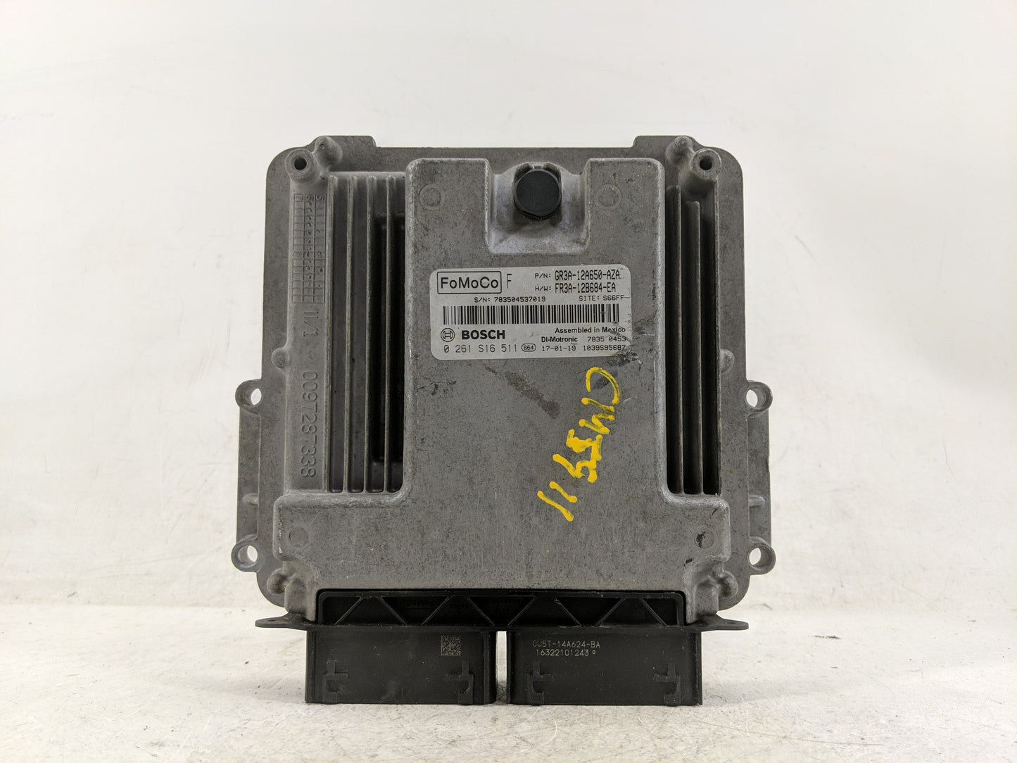 2015-2017 Ford Mustang PCM Engine Control Computer ECU ECM PCU OEM P/N:GR3A-12A650-AZA Fits Fits 2015 2016 2017 OEM Used Aut