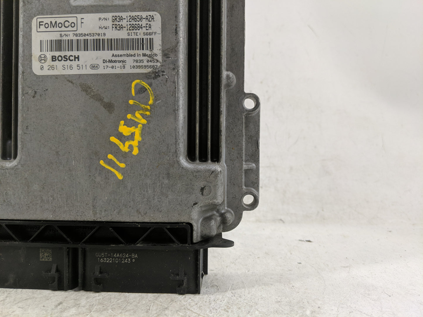 2015-2017 Ford Mustang PCM Engine Control Computer ECU ECM PCU OEM P/N:GR3A-12A650-AZA Fits Fits 2015 2016 2017 OEM Used Aut