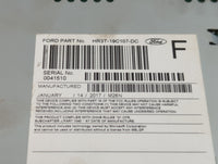 2017-2018 Ford Mustang Radio AM FM Cd Player Receiver Replacement P/N:HR3T-19C107-DC Fits Fits 2017 2018 OEM Used Auto Parts