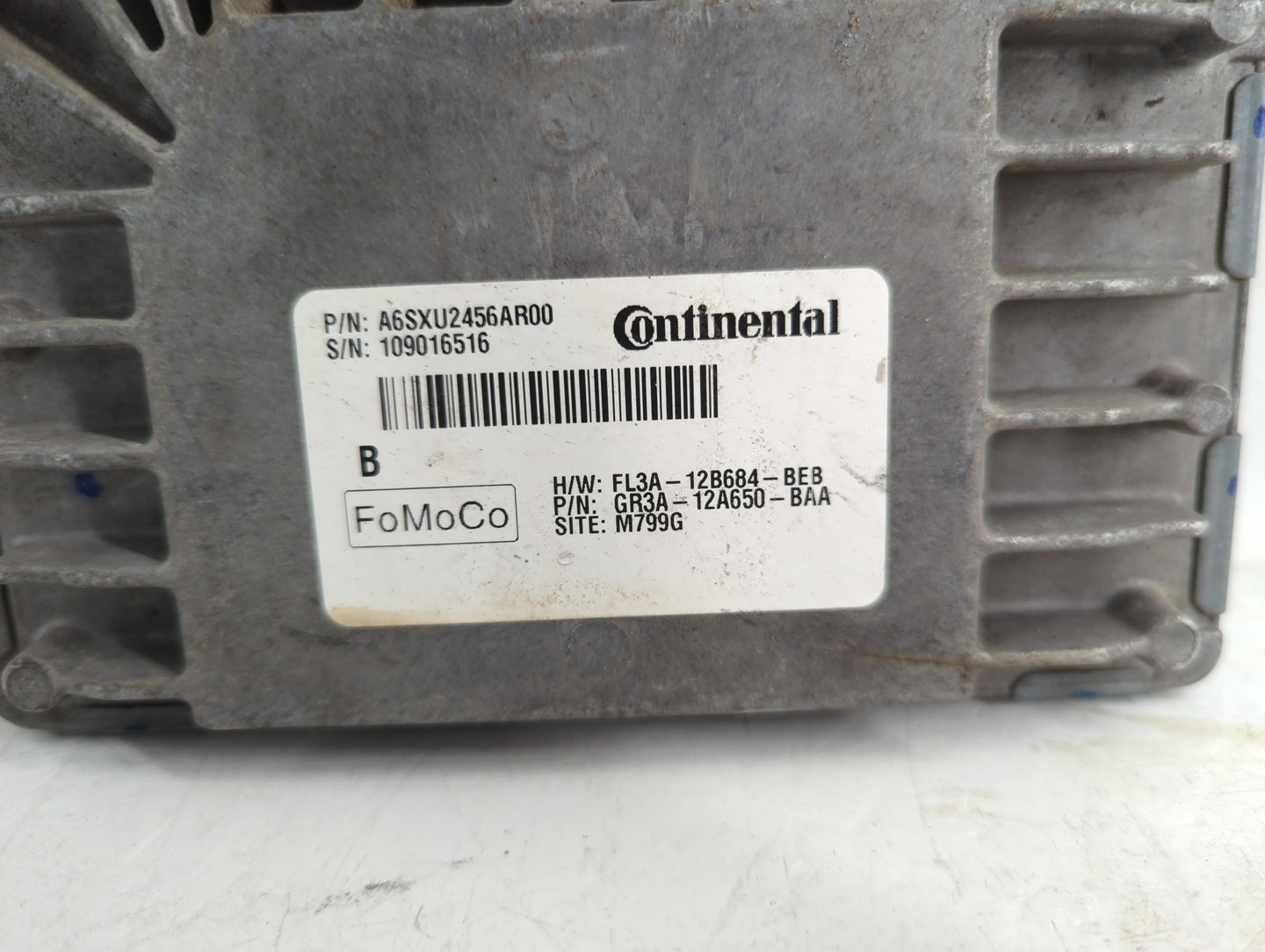 2015-2016 Ford Mustang PCM Engine Control Computer ECU ECM PCU OEM P/N:A6SXU2456AR00 GR3A-12A650-BAA Fits OEM Used Auto Part
