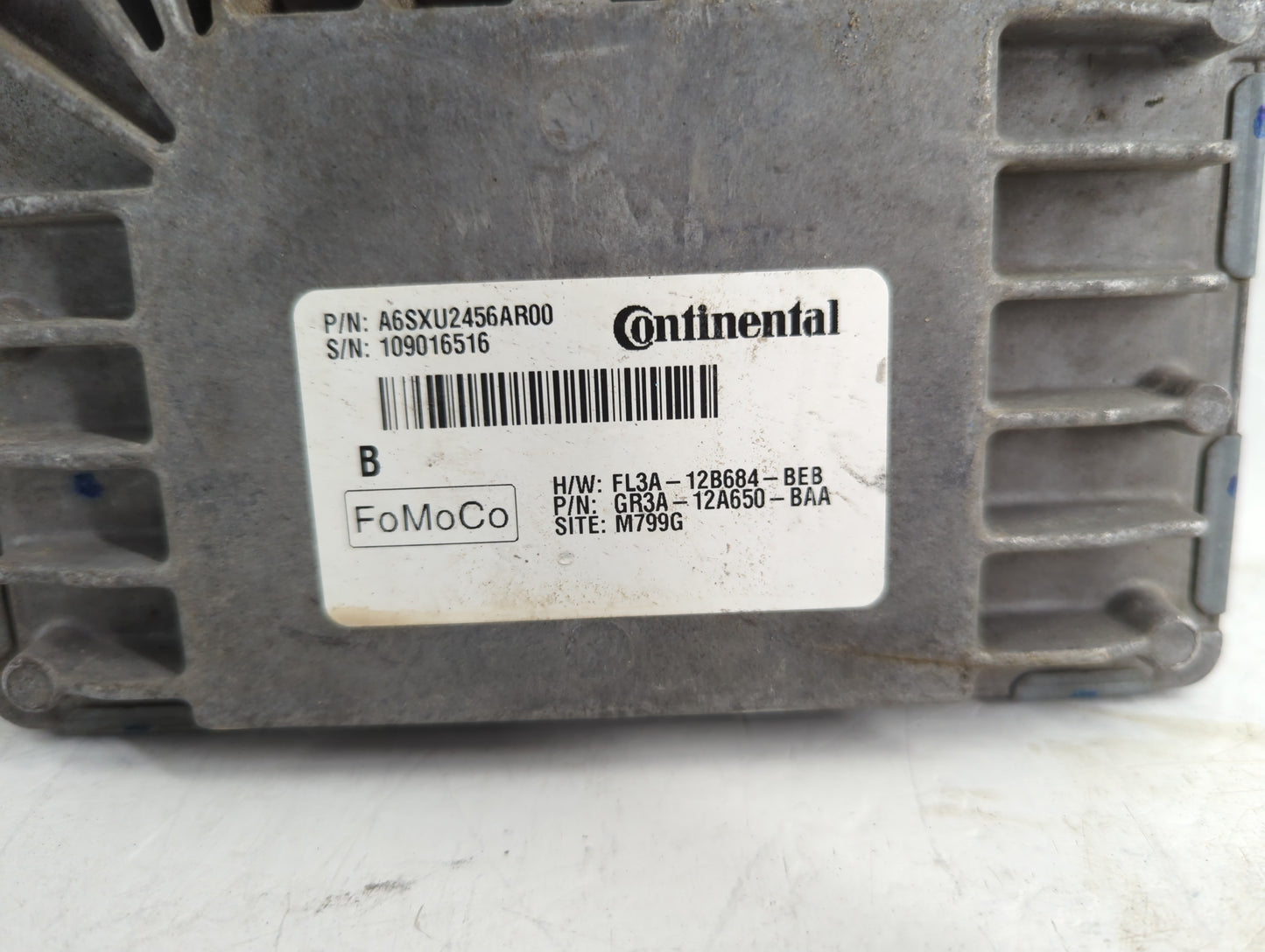 2015-2016 Ford Mustang PCM Engine Control Computer ECU ECM PCU OEM P/N:A6SXU2456AR00 GR3A-12A650-BAA Fits OEM Used Auto Part