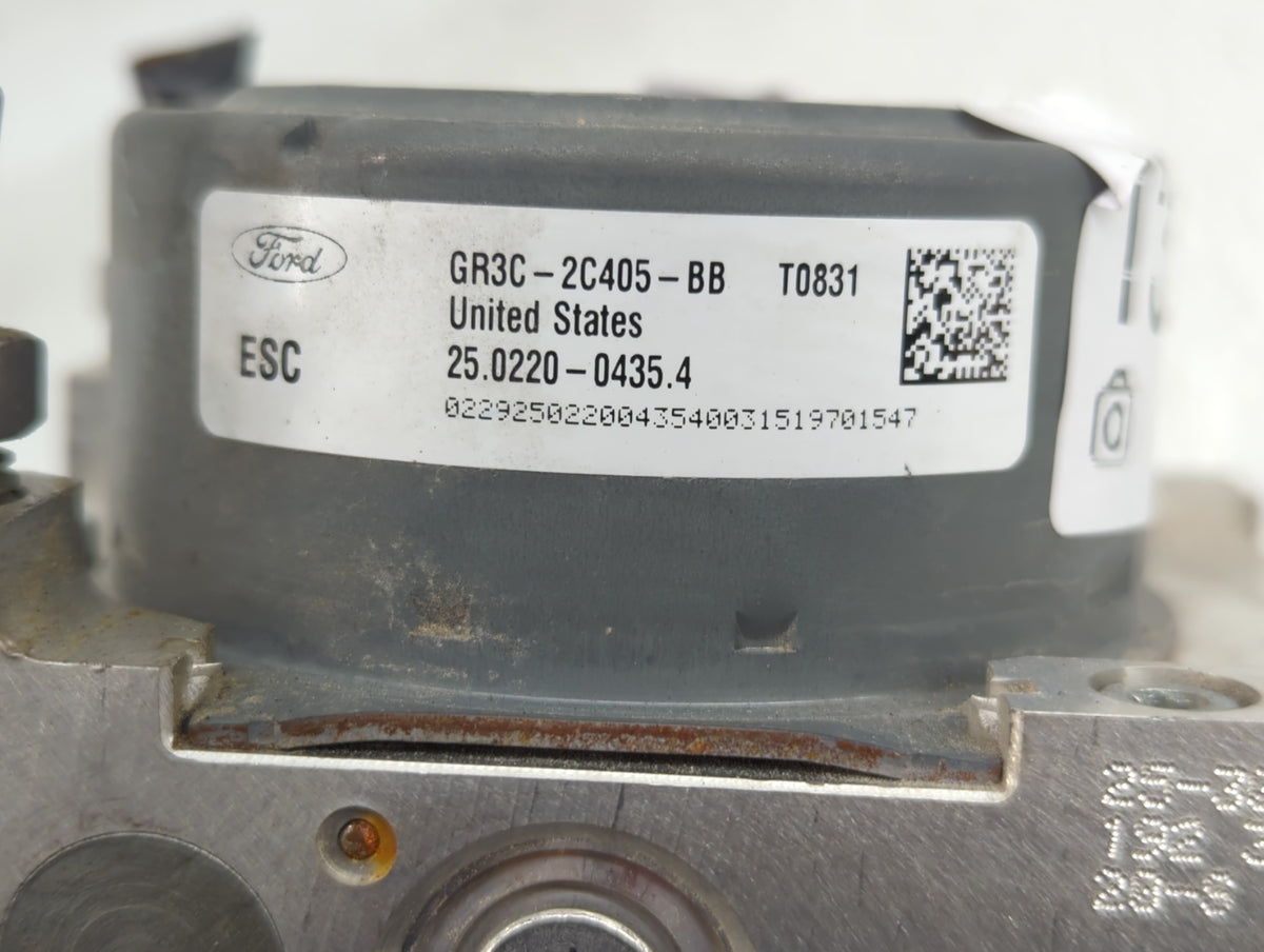 2015-2020 Ford Mustang Anti-Lock Brake ABS Pump Module Actuator OEM P/N:GR3C-2C405-BB Fits Fits 2015 2016 2017 2018 2019 202
