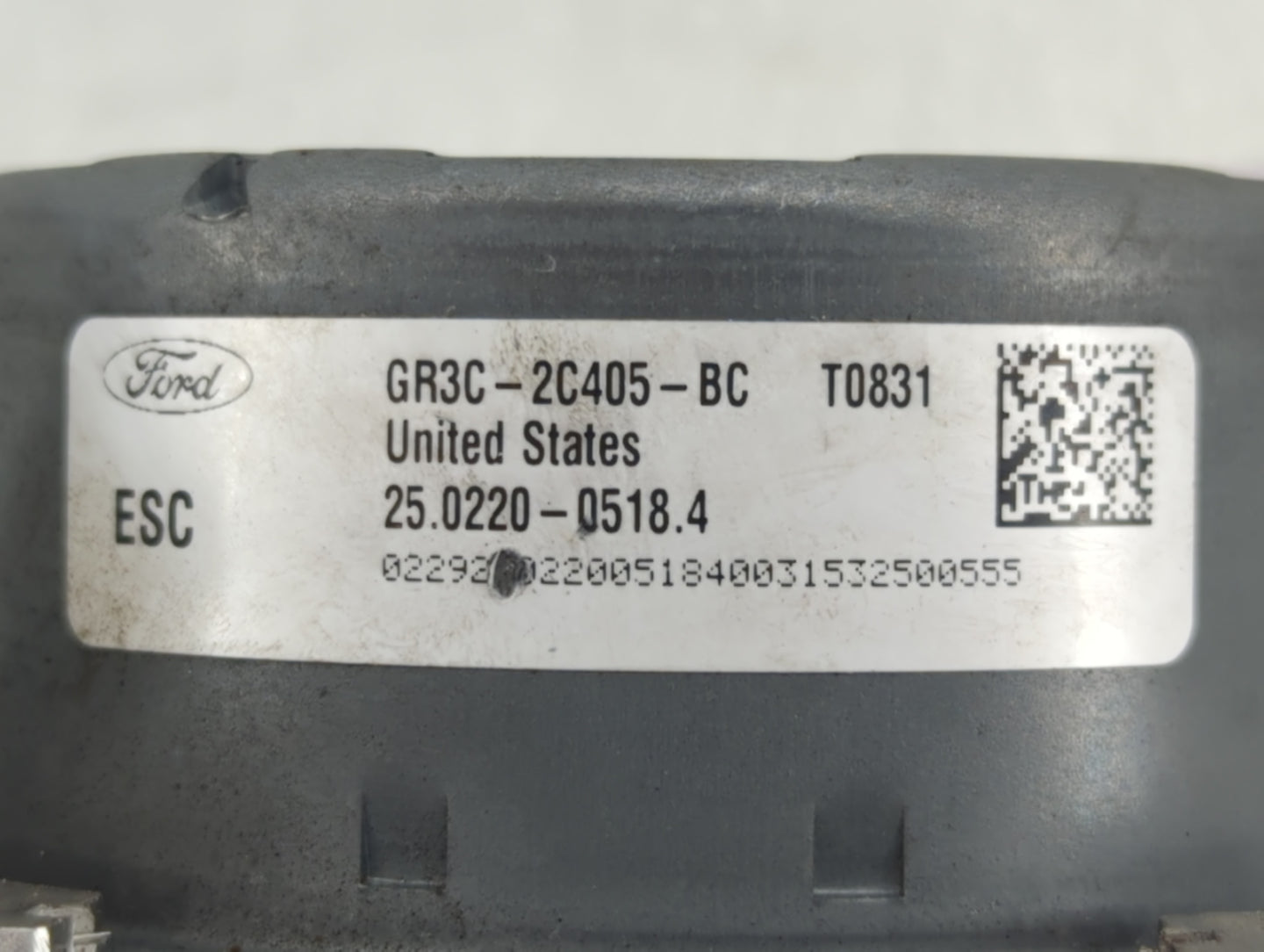 2015-2020 Ford Mustang ABS Pump Control Module Replacement P/N:GR3C-2C405-BC Fits Fits 2015 2016 2017 2018 2019 2020 OEM Use