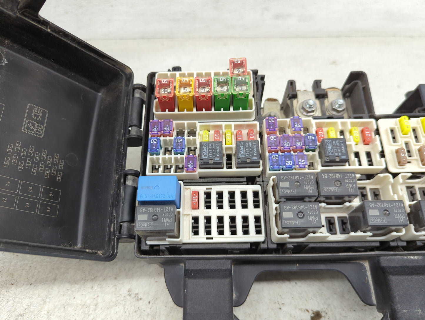 2016-2017 Ford Mustang Fusebox Fuse Box Panel Relay Module Fits Fits 2016 2017 OEM Used Auto Parts - Oemusedautoparts1.com