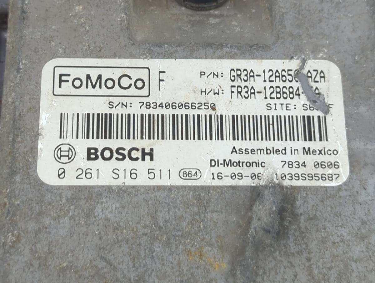 2015-2017 Ford Mustang PCM Engine Control Computer ECU ECM PCU OEM P/N:GR3A-12A650-AZA FR3A-12B684, 0261S16511 Fits 2015 201