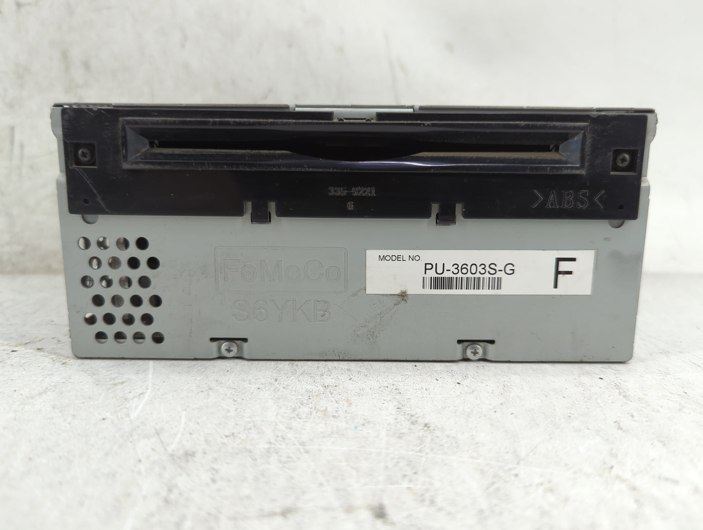 2017-2018 Ford Mustang Radio AM FM Cd Player Receiver Replacement P/N:HR3T-19C107-DC PU-3603S-G, 278-1826-42 Fits Fits 2017 