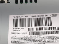 2017 Ford Mustang Radio AM FM Cd Player Receiver Replacement P/N:PU-3860S-D HR3T-19C107-EB Fits OEM Used Auto Parts - Oemuse
