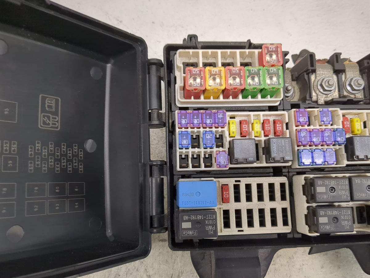 2016-2017 Ford Mustang Fusebox Fuse Box Panel Relay Module P/N:FU5T-14B192-AA BT2T-14B192-AB Fits Fits 2016 2017 OEM Used Au