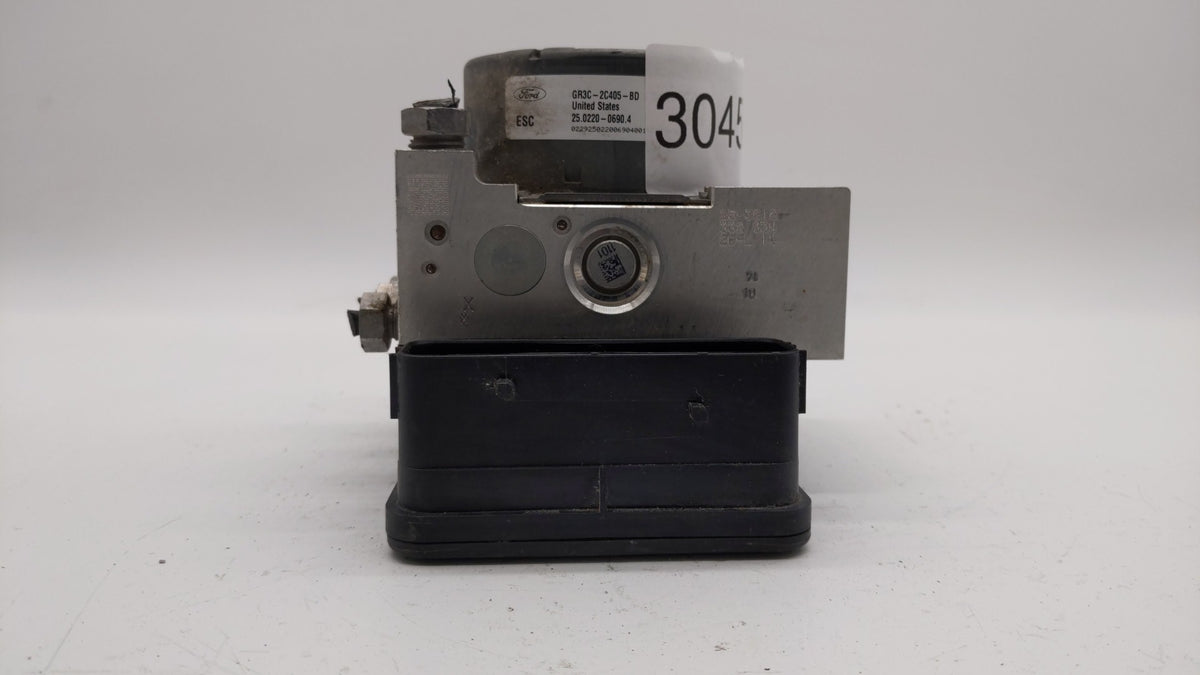 2015-2020 Ford Mustang Anti-Lock Brake ABS Pump Module Actuator OEM P/N:GR3C-2C219-BD GR3C-2C405-BB Fits OEM Used Auto Parts