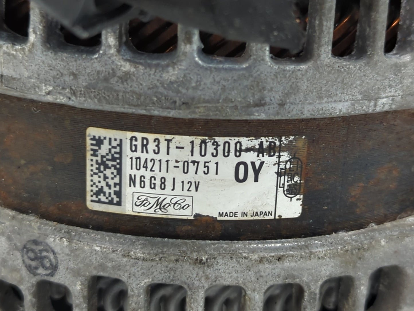 2016-2022 Ford Mustang Alternator Replacement Generator Charging Assembly Engine OEM P/N:GR3T-10300-AC GR3T-10300-AB Fits OE