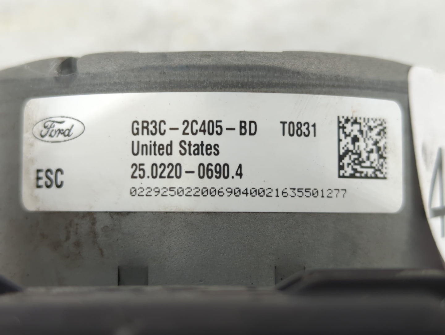 2015-2020 Ford Mustang ABS Pump Control Module Replacement P/N:GR3C-2C405-BD GR3C-2C405-BB Fits Fits 2015 2016 2017 2018 201