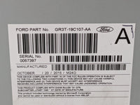 2016 Ford Mustang Radio AM FM Cd Player Receiver Replacement P/N:GR3T-19C107-AA PU-3606S-C, 276-1532-71 Fits OEM Used Auto P
