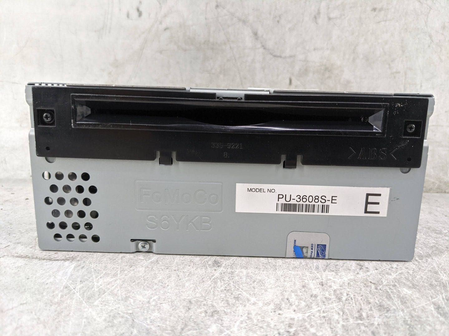 2017-2018 Ford Mustang Radio AM FM Cd Player Receiver Replacement P/N:PU-3608S-E HR3T-19C107-CA, 276-1826-14 Fits Fits 2017 