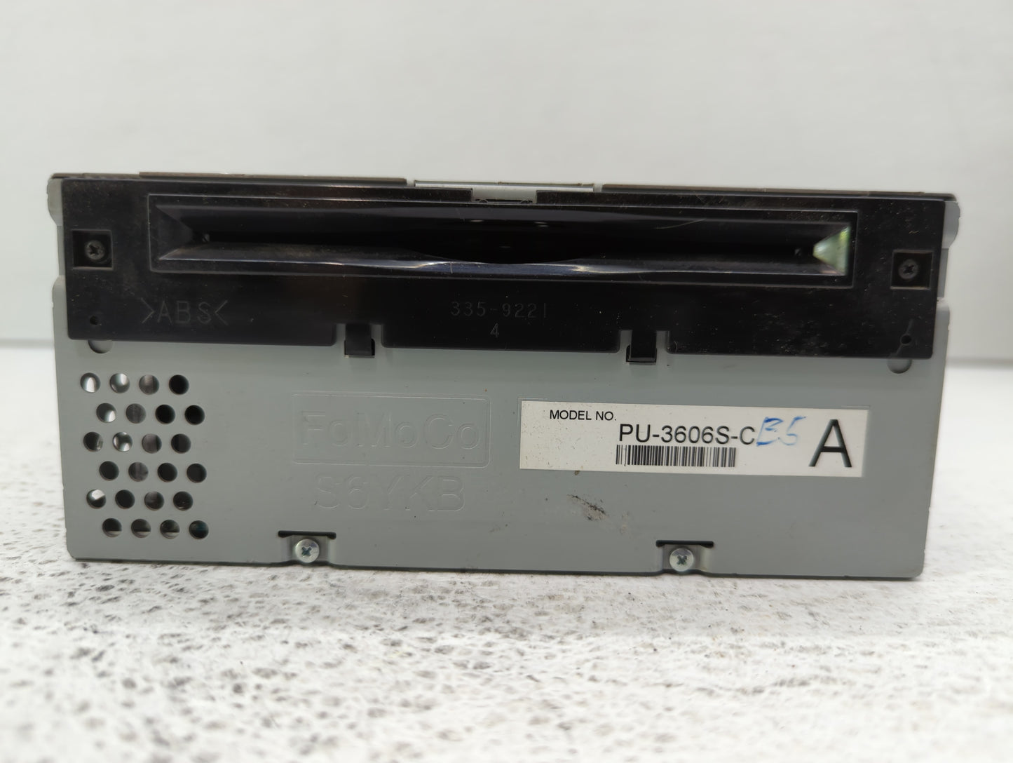 2016-2017 Ford Mustang Radio AM FM Cd Player Receiver Replacement P/N:GR3T-19C107-AA GR3T-19C107-DC Fits Fits 2016 2017 OEM 