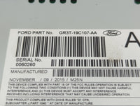 2016-2017 Ford Mustang Radio AM FM Cd Player Receiver Replacement P/N:GR3T-19C107-AA GR3T-19C107-DC Fits Fits 2016 2017 OEM 