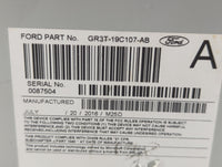 2016-2017 Ford Mustang Radio AM FM Cd Player Receiver Replacement P/N:GR3T19C107AB Fits Fits 2016 2017 OEM Used Auto Parts -
