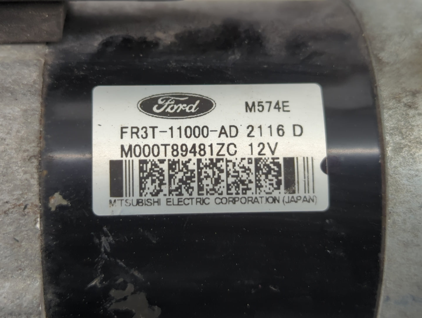 2015-2017 Ford Mustang Car Starter Motor Solenoid OEM P/N:FR3T-11000-AD Fits Fits 2015 2016 2017 OEM Used Auto Parts - Oemus