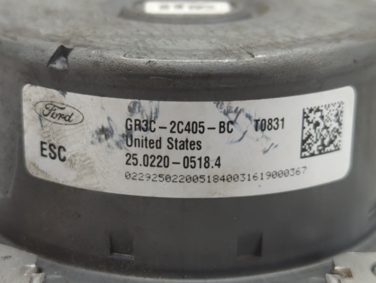 2015-2020 Ford Mustang ABS Pump Control Module Replacement P/N:GR3C-2C219-BD GR3C-2C405-BD Fits Fits 2015 2016 2017 2018 201