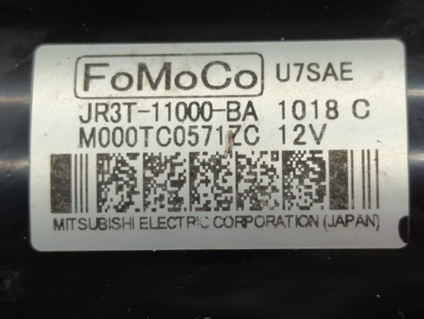 2015-2017 Ford Mustang Car Starter Motor Solenoid OEM P/N:JR3T-11000-BA Fits Fits 2015 2016 2017 OEM Used Auto Parts - Oemus