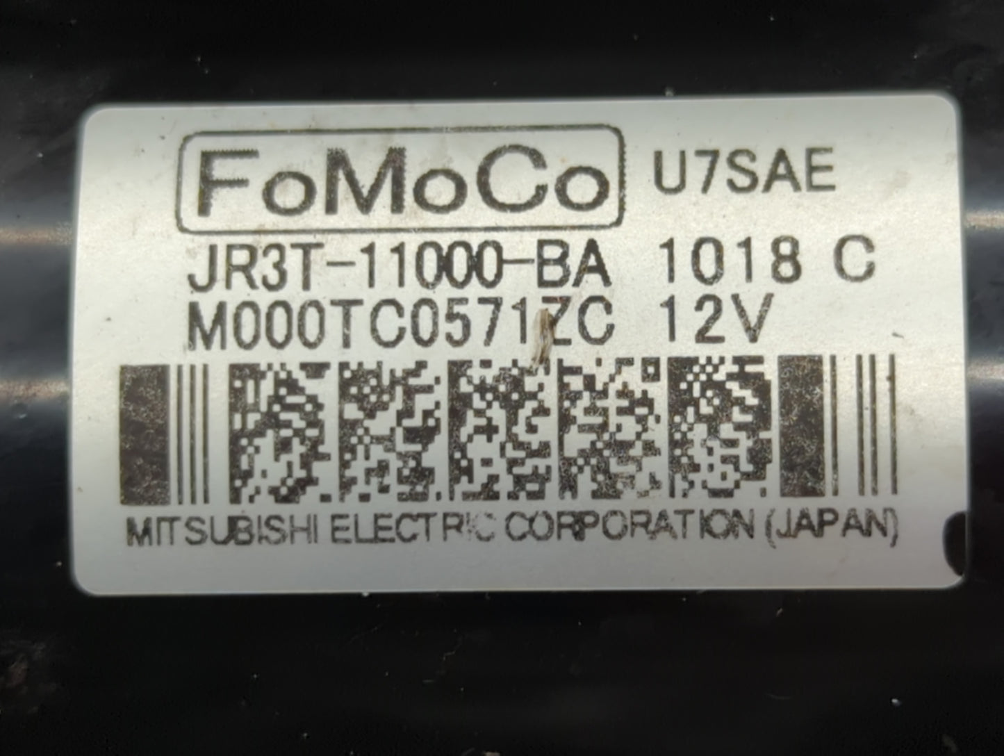 2015-2017 Ford Mustang Car Starter Motor Solenoid OEM P/N:JR3T-11000-BA Fits Fits 2015 2016 2017 OEM Used Auto Parts - Oemus