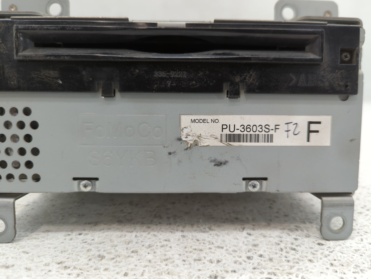2017 Ford Mustang Radio AM FM Cd Player Receiver Replacement P/N:HR3T-19C107-DB Fits OEM Used Auto Parts - Oemusedautoparts1