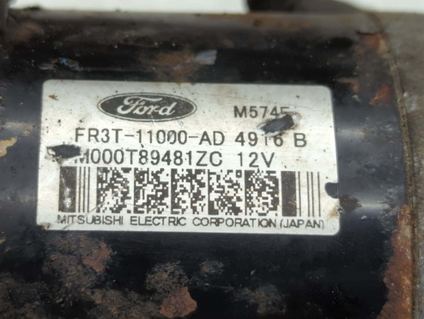 2015-2017 Ford Mustang Car Starter Motor Solenoid OEM P/N:4916B FR3T-11000-AD Fits Fits 2015 2016 2017 OEM Used Auto Parts -