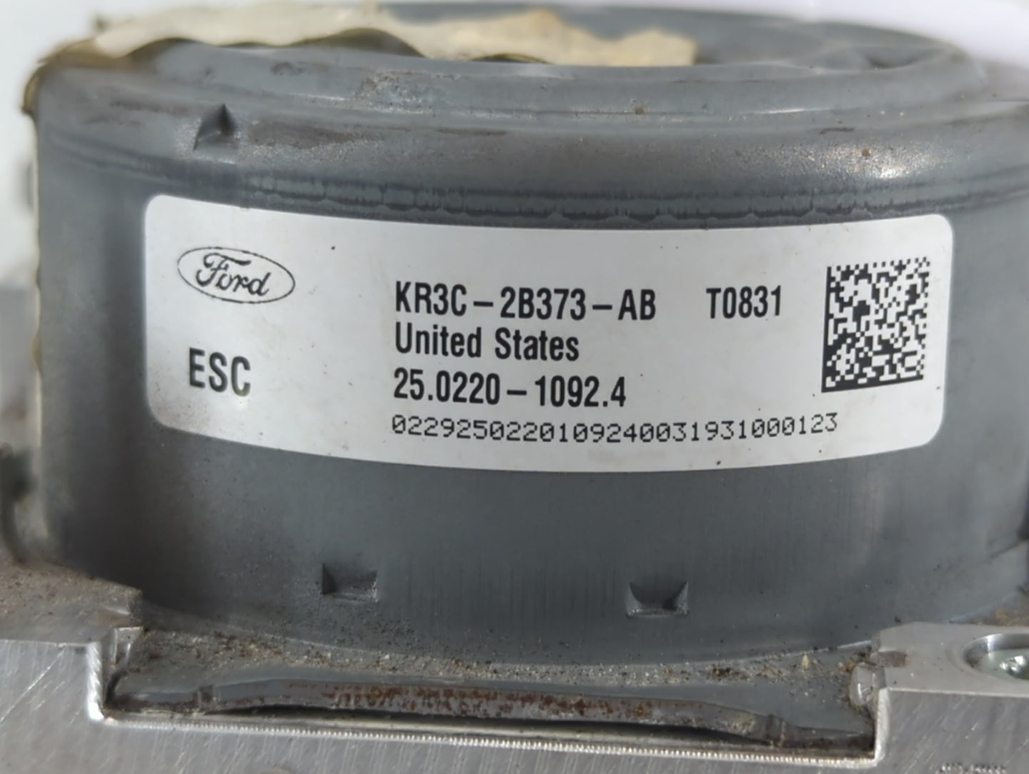 2017 Ford Mustang ABS Pump Control Module Replacement P/N:KR3C-2B373-AB Fits Fits 2016 2018 OEM Used Auto Parts - Oemusedaut