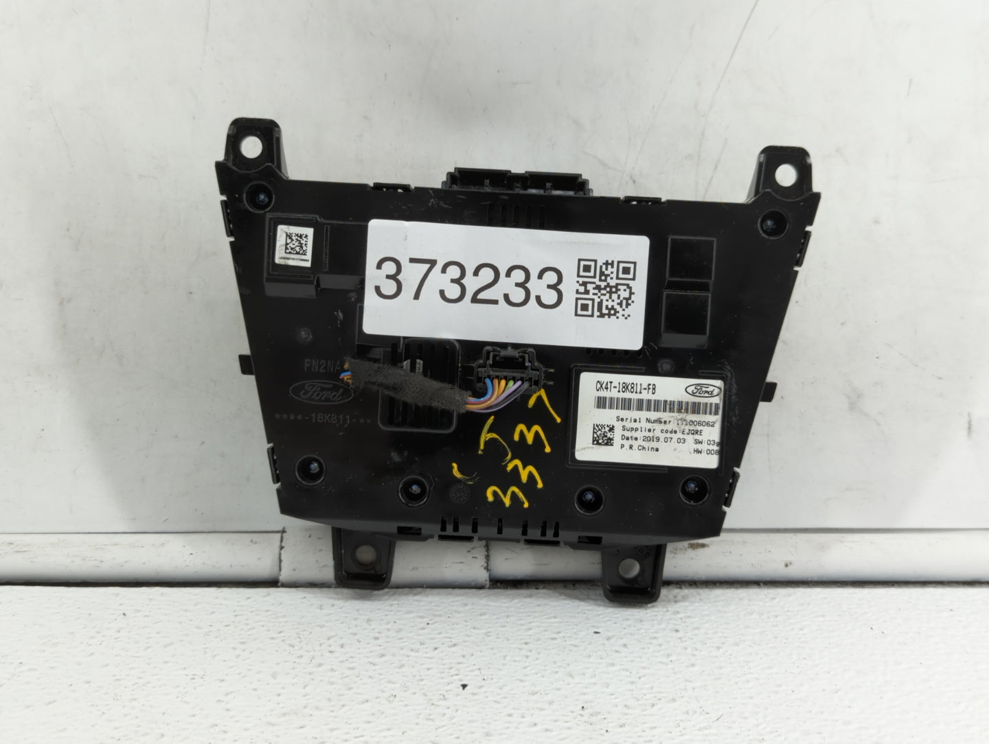 2017 Ford Transit-150 Climate Control Module Temperature AC/Heater Replacement P/N:CK4T-18K811-FB Fits OEM Used Auto Parts -