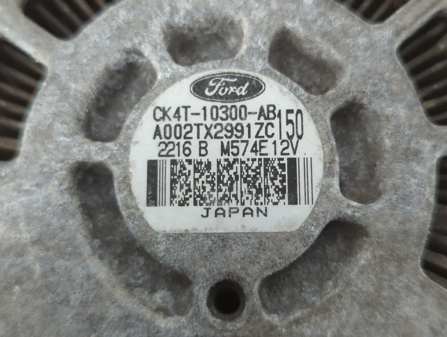 2015-2019 Ford Transit-150 Alternator Replacement Generator Charging Assembly Engine OEM P/N:CK4T-10300-AB Fits OEM Used Aut