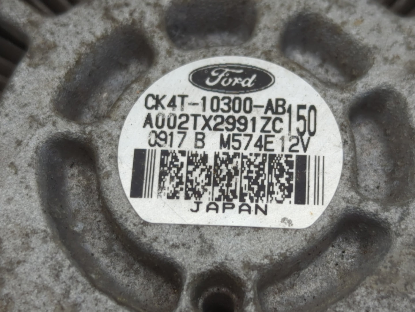 2015-2019 Ford Transit-150 Alternator Replacement Generator Charging Assembly Engine OEM P/N:CK4T-10300-AB Fits OEM Used Aut